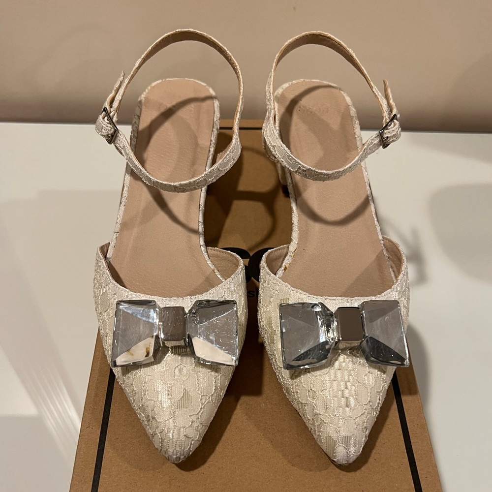 ASOS Lace Studded Flats